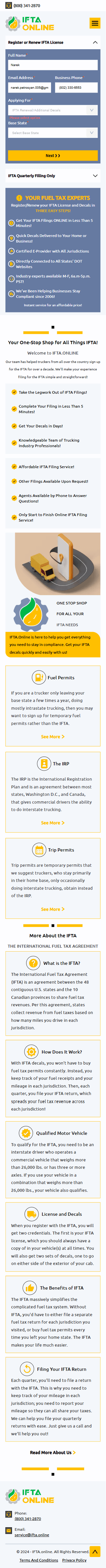 IFTA Online project image